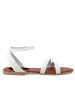 Lionellaeffe Skórzane sandały w kolorze białym