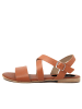 Lionellaeffe Leren sandalen lichtbruin