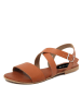 Lionellaeffe Leren sandalen lichtbruin