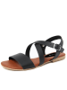 Lionellaeffe Skórzane sandały w kolorze czarnym