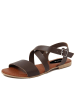 Lionellaeffe Skórzane sandały w kolorze khaki