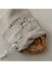Eulenschnitt Brotbeutel in Creme - (L)45 x (B)25 cm