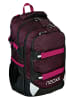 neoxx Rucksack "Active" in Schwarz/ Pink - (L)24 x (B)31 x (H)45,5 cm