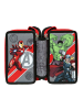 Avengers Piórnik w kolorze szarym ze wzorem - 20 x 13 x 7,5 cm