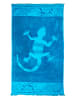 Le Comptoir de la Plage Strandtuch "Dantela - Kariba" in Blau - (L)170 x (B)90 cm