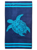 Le Comptoir de la Plage Ręcznik plażowy "Sirli - Pavlos" w kolorze niebieskim - 170 x 90 cm