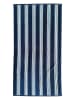 Le Comptoir de la Plage Strandtuch "Milonga" in Dunkelblau/ Hellblau - (L)170 x (B)90 cm