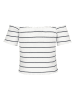 Eight2Nine Shirt in Weiß/ Schwarz