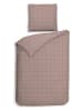 Heckett Lane Satin-Bettwäsche-Set "Diamante" in Rosa