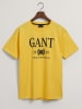 Gant Koszulka w kolorze żółtym