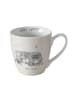 Boltze 3-delige set: mokken "Vanlife" wit/grijs - 480 ml