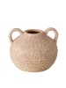 Boltze Vase "Elna" in Beige - (B)13 x (H)11 cm