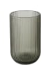 Boltze Trinkglas "Rigano" in Grau - (H)13 x Ø 8 cm