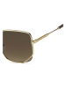 Marc Jacobs Damen-Sonnenbrille in Gold/ Braun