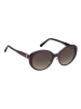 Marc Jacobs sunglasses Damskie okulary przeciwsłoneczne w kolorze ciemnofioletowo-ciemnobrązowym