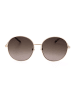 Marc Jacobs Damen-Sonnenbrille in Gold/ Braun