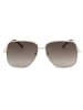 Marc Jacobs Damen-Sonnenbrille in Gold/ Braun