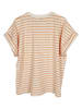 ebbe Shirt "Sarina" in Orange/ Weiß