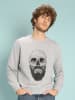WOOOP Sweatshirt "Hipster Barber" grijs