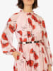 APART Plissee-Kleid in Rosa/ Rot