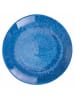 Villa d´Este 4-delige set: dinerborden "Ocean" blauw/paars/turquoise - Ø 27,5 cm