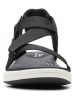 Clarks Sandalen in Schwarz