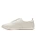 Clarks Leder-Sneakers in Weiß