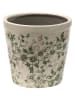 Clayre & Eef Blumentopf in Grau - (H)13 x Ø 14 cm