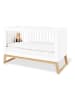 Pinolino Kinderbett "Bridge" in Weiß - (B)150 x (H)94 x (T)76 cm