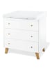 Pinolino Wickelkommode "Pan" in Weiß - (B)100 x (H)101 x (T)78 cm