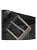 HIDE & STITCHES Leder-Gürtel in Schwarz