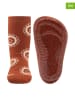 ewers 2er-Set: ABS-Socken "Blumen" in Orange