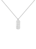PDPAOLA Silber-Halskette "Icy" mit Schmuckelement - (L)10,5 cm