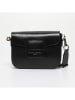 Victor & Hugo Paris Leder-Umhängetasche "Eliane" in Schwarz - (B)25 x (H)16 x (T)6 cm