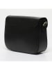 Victor & Hugo Paris Leder-Umhängetasche "Eliane" in Schwarz - (B)25 x (H)16 x (T)6 cm