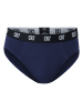 CR7 3er-Set: Slips in Dunkelblau/ Bordeaux/ Hellblau