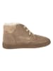 El Naturalista Leder-Winterboots in Beige