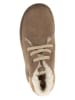 El Naturalista Leder-Winterboots in Beige