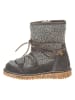 El Naturalista Leder-Winterboots in Grau