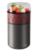 Alfi Pojemnik "Endless" w kolorze czarno-czerwonym na lunch - 500 ml