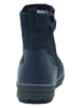 El Naturalista Leren winterboots donkerblauw