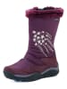 El Naturalista Leder-Winterstiefel in Aubergine