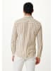 Mexx Blouse - modern fit - beige/wit