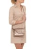 Anna Morellini Leder-Umhängetasche "Lola" in Bronze - (B)24 x (H)18 x (T)6 cm