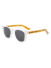 ocean sunglasses Okulary przeciwsłoneczne unisex w kolorze biało-żółto-czarnym