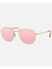 ocean sunglasses Unisekszonnebril "Perth" goudkleurig/lichtroze