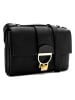 COCCINELLE Leder-Umhängetasche in Schwarz - (B)23 x (H)17 x (T)7 cm