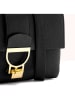 COCCINELLE Leder-Umhängetasche in Schwarz - (B)23 x (H)17 x (T)7 cm