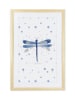 Absorba Druk artystyczny w kolorze biało-niebieskim - 40 x 60 cm