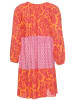 Zwillingsherz Kleid "Sunja" in Pink/ Orange